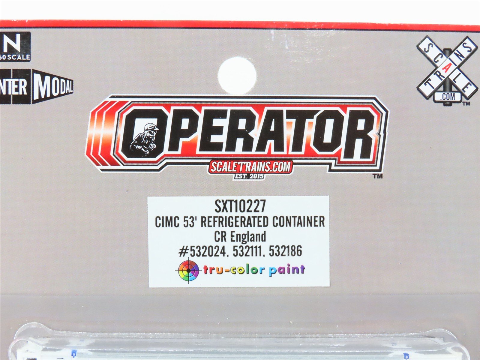 N Scaletrains.com SXT10227 CR England 53' Container 3-Pack
