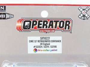 N Scaletrains.com SXT10227 CR England 53' Container 3-Pack