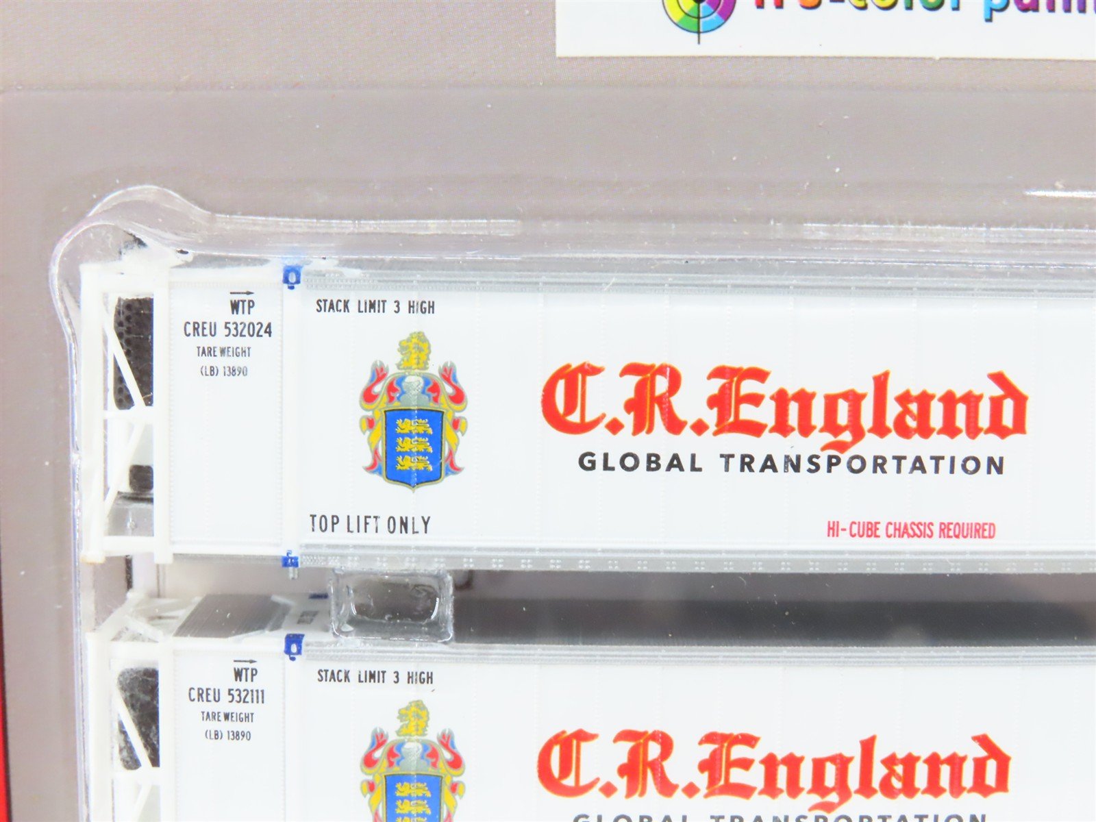 N Scaletrains.com SXT10227 CR England 53' Container 3-Pack