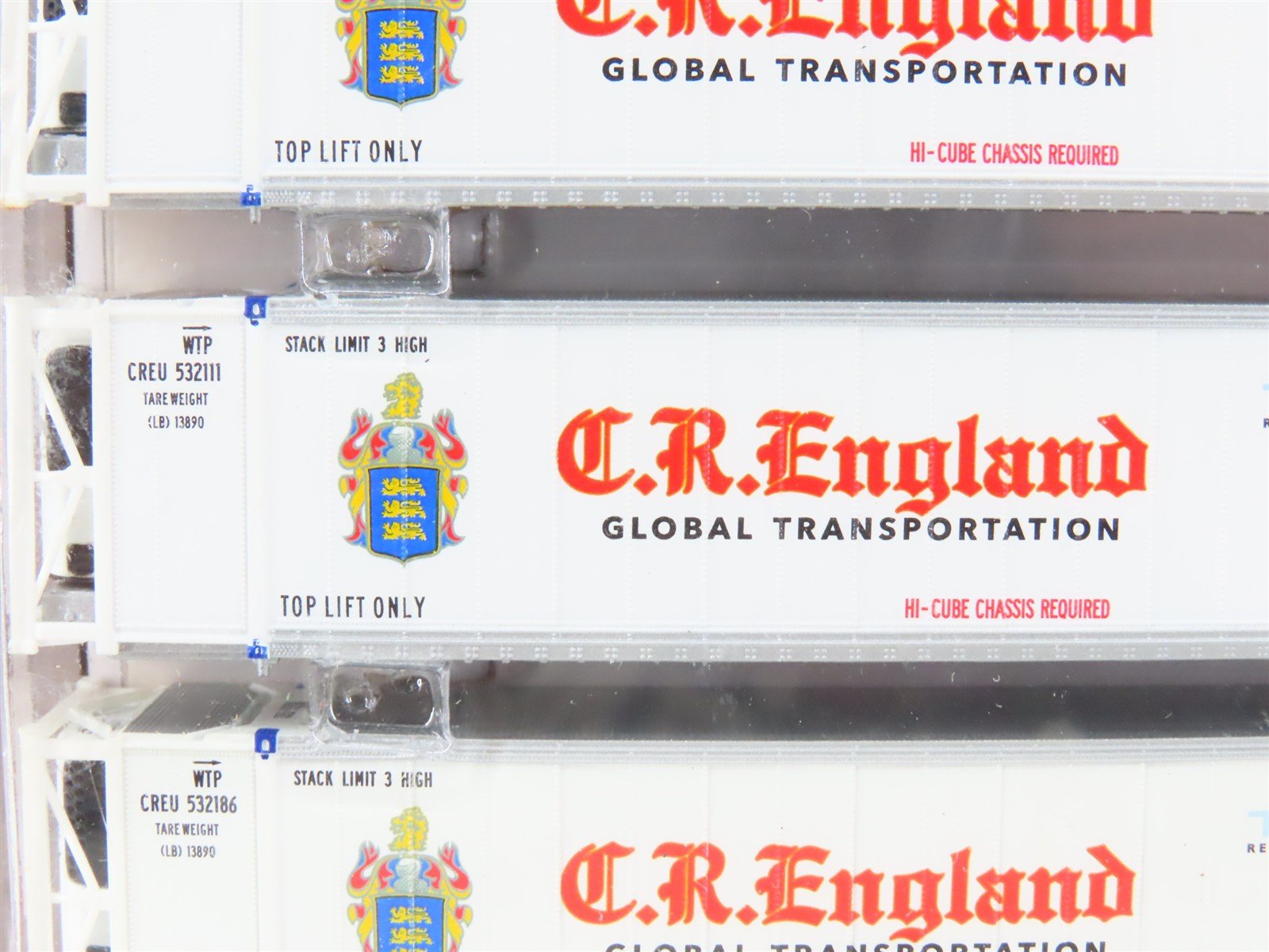 N Scaletrains.com SXT10227 CR England 53' Container 3-Pack