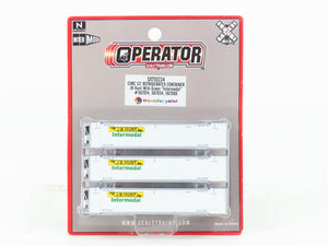 N Scaletrains.com SXT10234 JB Hunt Intermodal 53' Refrigerated Container 3-Pack
