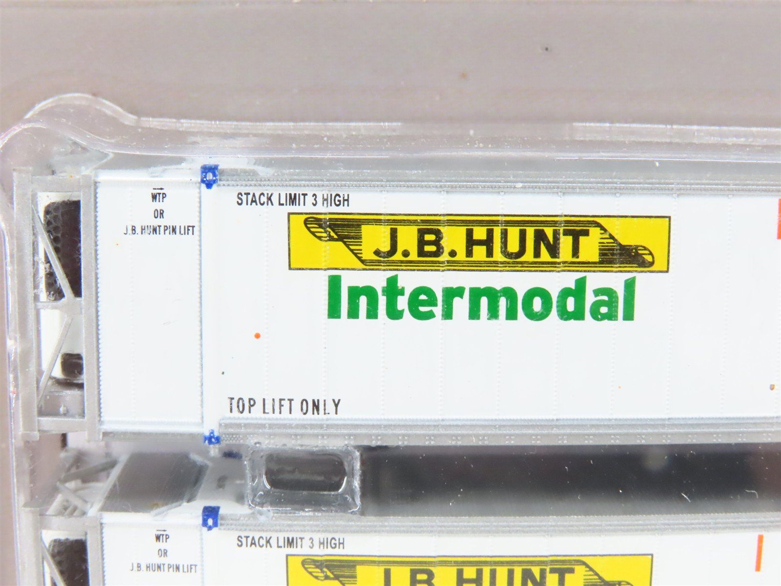 N Scaletrains.com SXT10234 JB Hunt Intermodal 53' Refrigerated Container 3-Pack