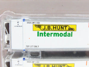 N Scaletrains.com SXT10234 JB Hunt Intermodal 53' Refrigerated Container 3-Pack
