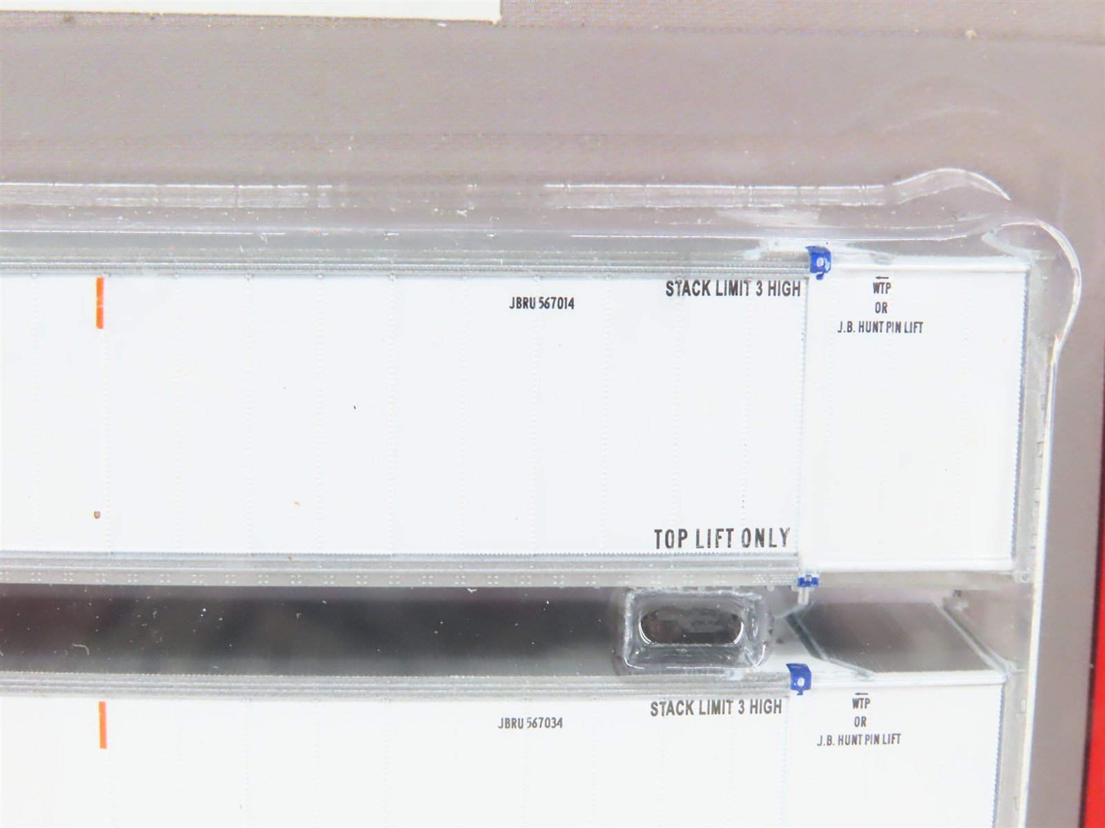 N Scaletrains.com SXT10234 JB Hunt Intermodal 53' Refrigerated Container 3-Pack