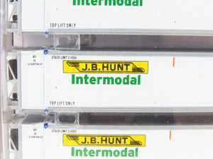 N Scaletrains.com SXT10234 JB Hunt Intermodal 53' Refrigerated Container 3-Pack
