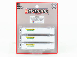N Scaletrains.com SXT10233 JB Hunt Intermodal 53' Refrigerated Container 3-Pack