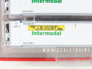 N Scaletrains.com SXT10233 JB Hunt Intermodal 53' Refrigerated Container 3-Pack