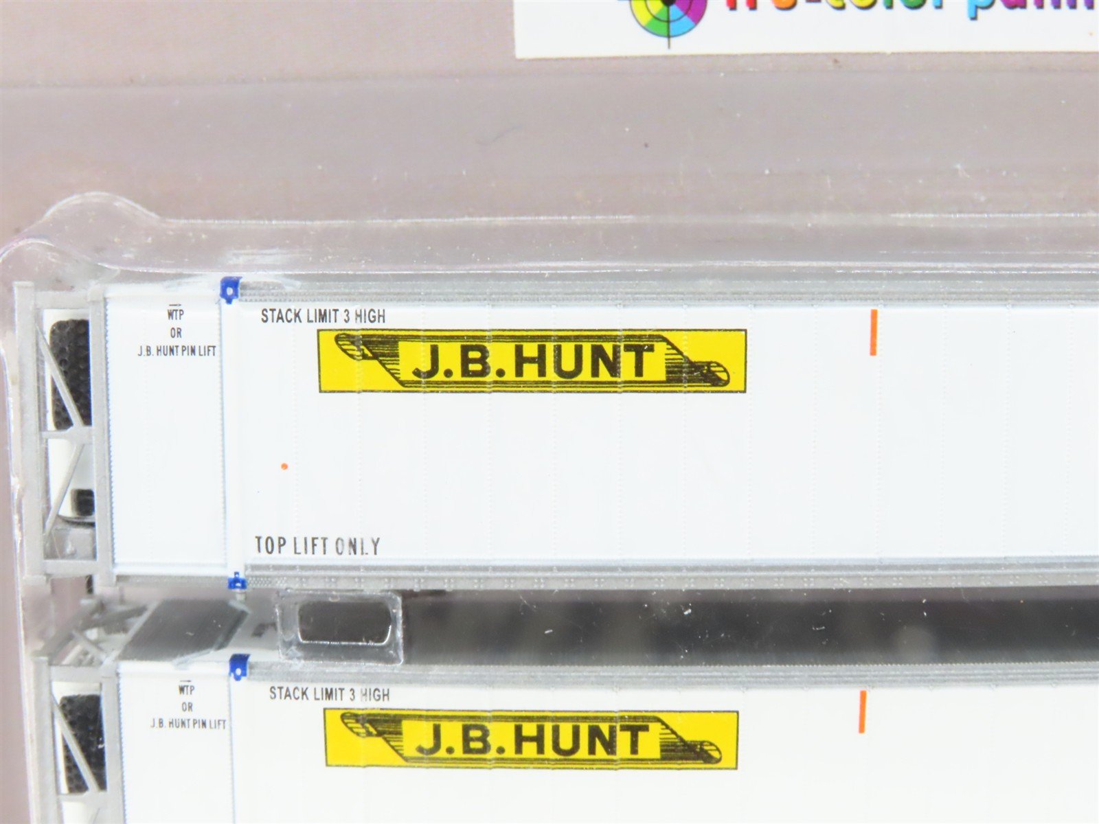 N Scaletrains.com SXT10235 JB Hunt 53' Refrigerated Container 3-Pack