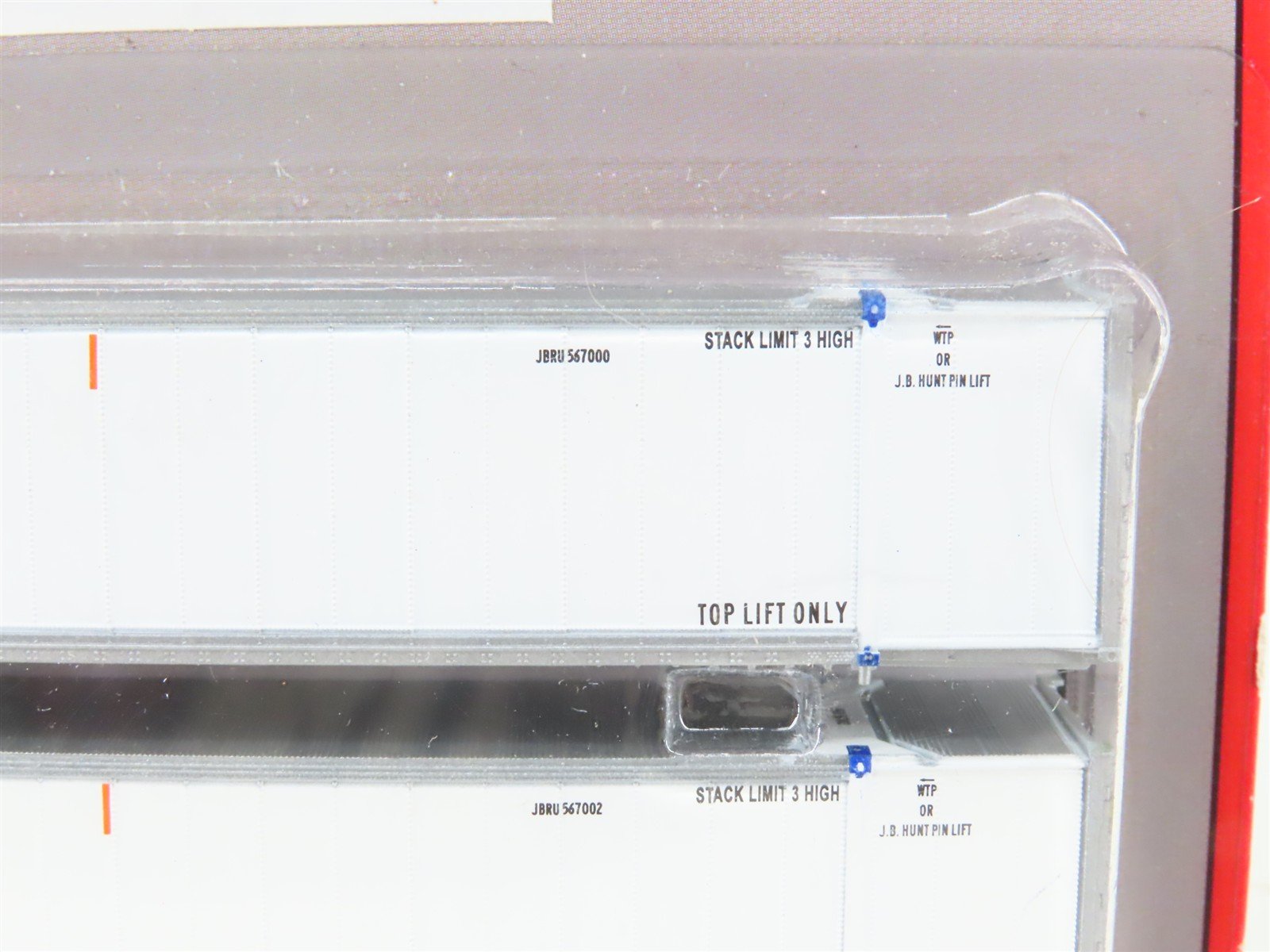N Scaletrains.com SXT10235 JB Hunt 53' Refrigerated Container 3-Pack