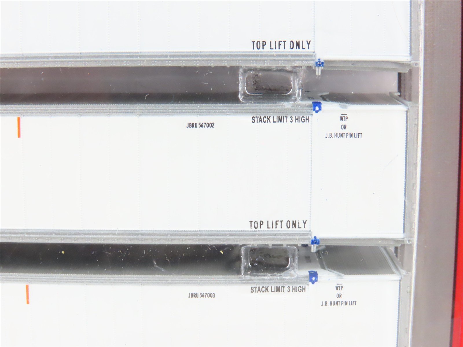 N Scaletrains.com SXT10235 JB Hunt 53' Refrigerated Container 3-Pack