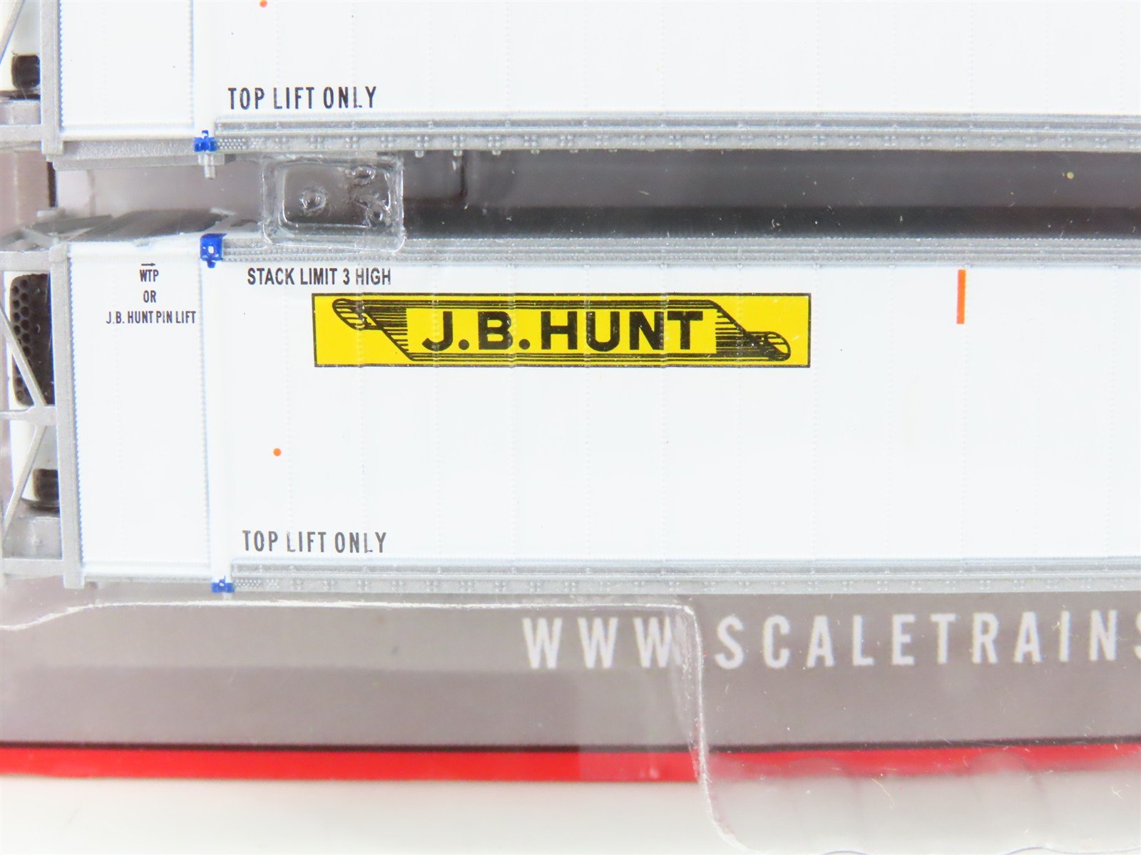 N Scaletrains.com SXT10235 JB Hunt 53' Refrigerated Container 3-Pack