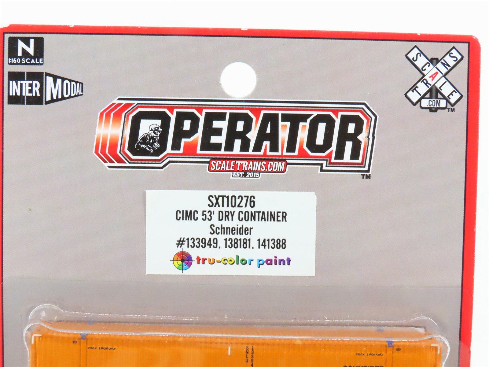 N Scaletrains.com SXT10277 Schneider 53' Container 3-Pack