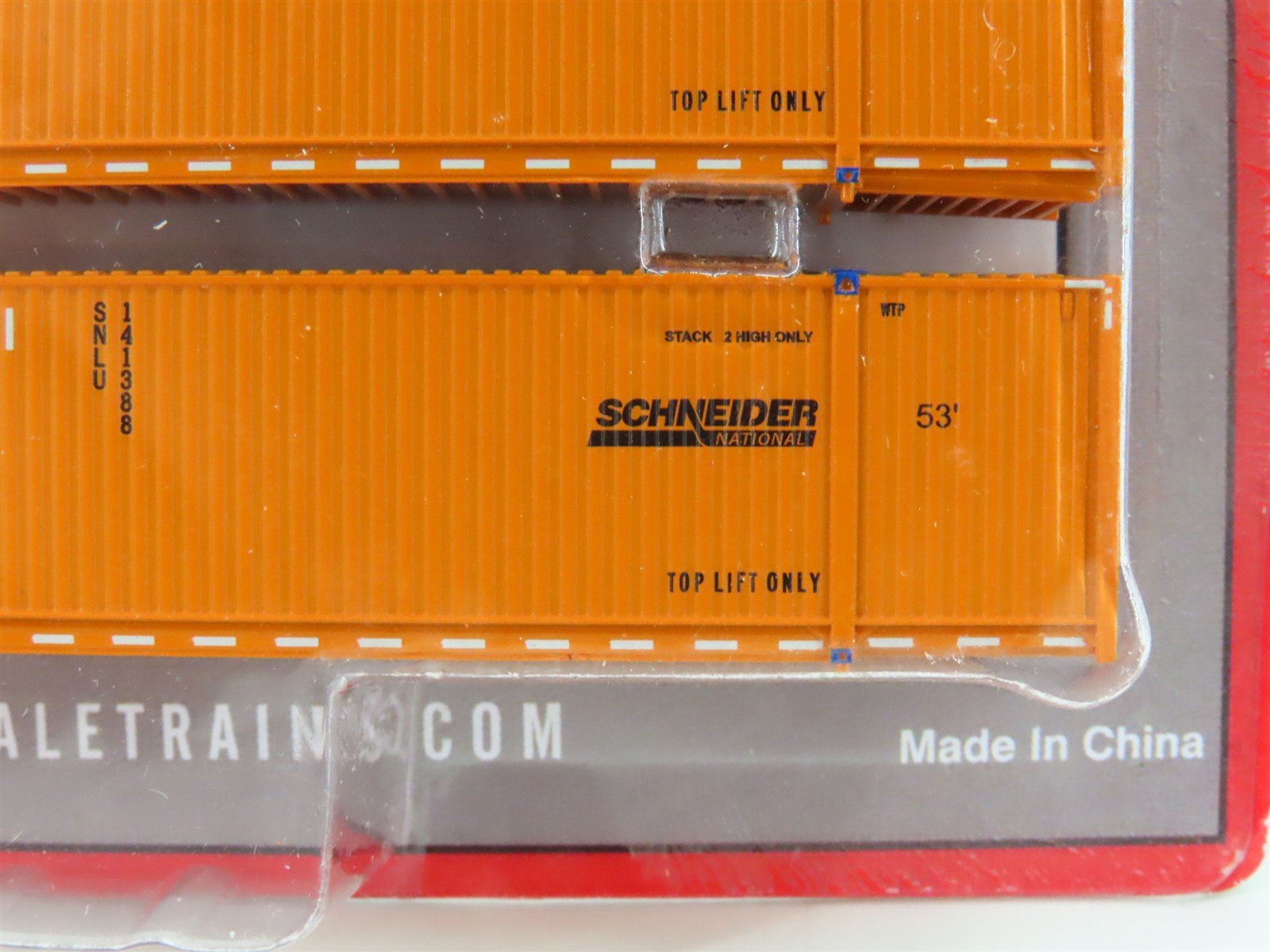N Scaletrains.com SXT10277 Schneider 53' Container 3-Pack
