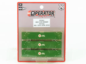 N Scaletrains.com SXT10643 Hub Group 53' Container 3-Pack