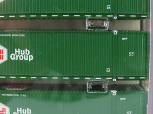 N Scaletrains.com SXT10643 Hub Group 53' Container 3-Pack
