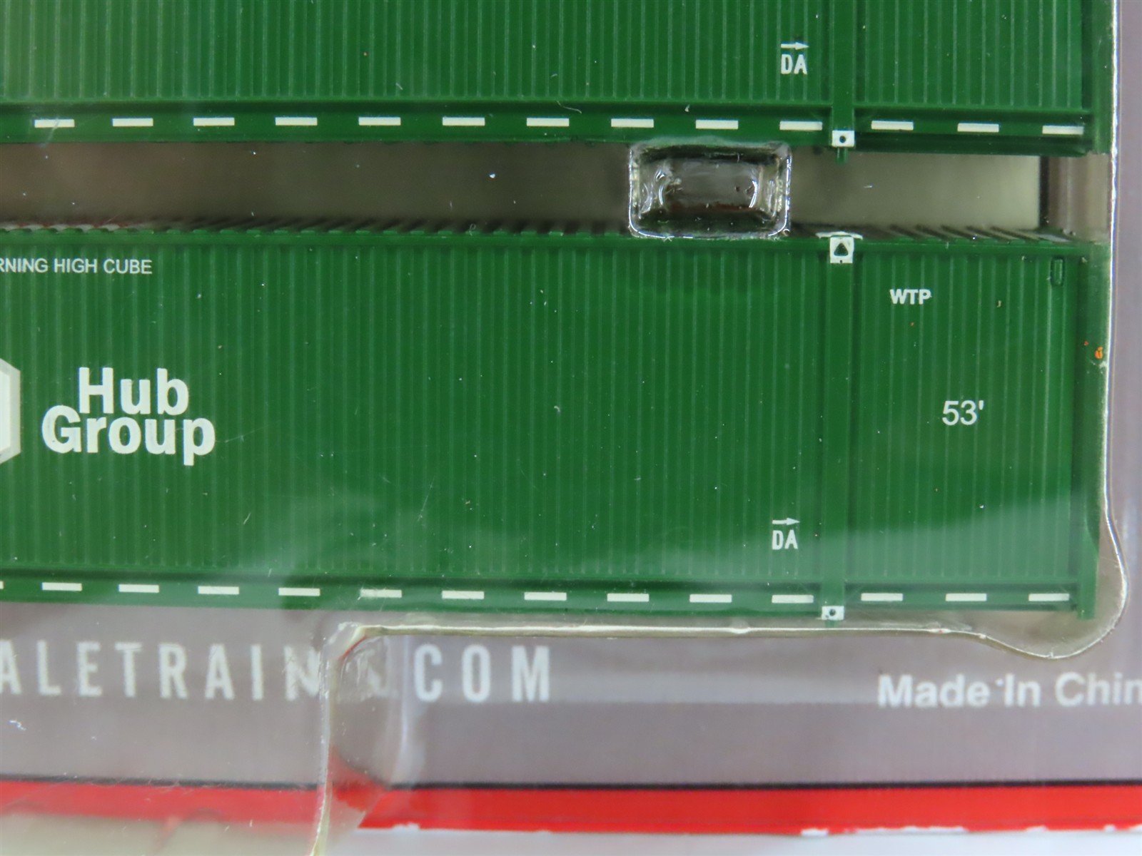 N Scaletrains.com SXT10643 Hub Group 53' Container 3-Pack