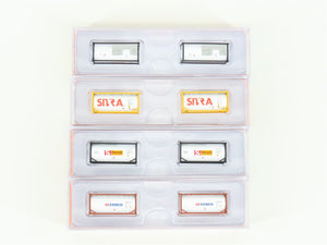 LOT of 4 N Scale JTC Stolt/Geseaco/Sitra 20' Tank Container 2-Packs