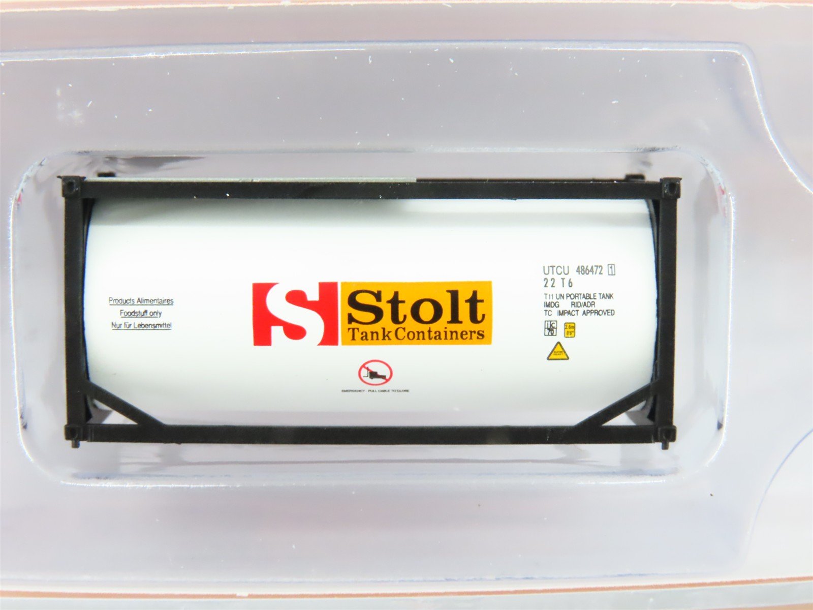 LOT of 4 N Scale JTC Stolt/Geseaco/Sitra 20' Tank Container 2-Packs