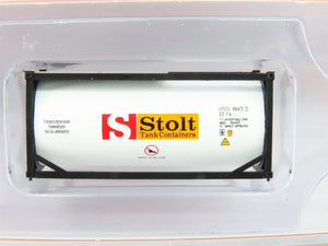 LOT of 4 N Scale JTC Stolt/Geseaco/Sitra 20' Tank Container 2-Packs