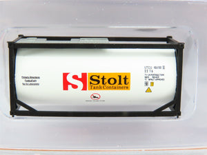LOT of 4 N Scale JTC Stolt/Geseaco/Sitra 20' Tank Container 2-Packs