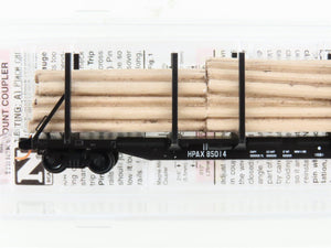 N Micro-Trains MTL 11500061 HPAX Hammermill 65' 100-Ton Log Car #85014 w/Loads