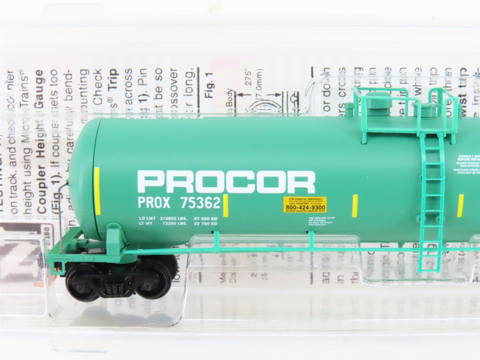 N Scale Micro-Trains MTL 11000410 PROX Procor 56' General Service Tankcar #75362