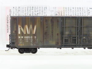 N Micro-Trains MTL 10244040 N&W Norfolk & Western 60' Boxcar #605010 Weathered