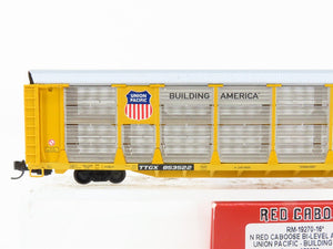 N Scale Red Caboose RM-19270-16 TTGX UP Union Pacific Bi-Level Autorack #853522