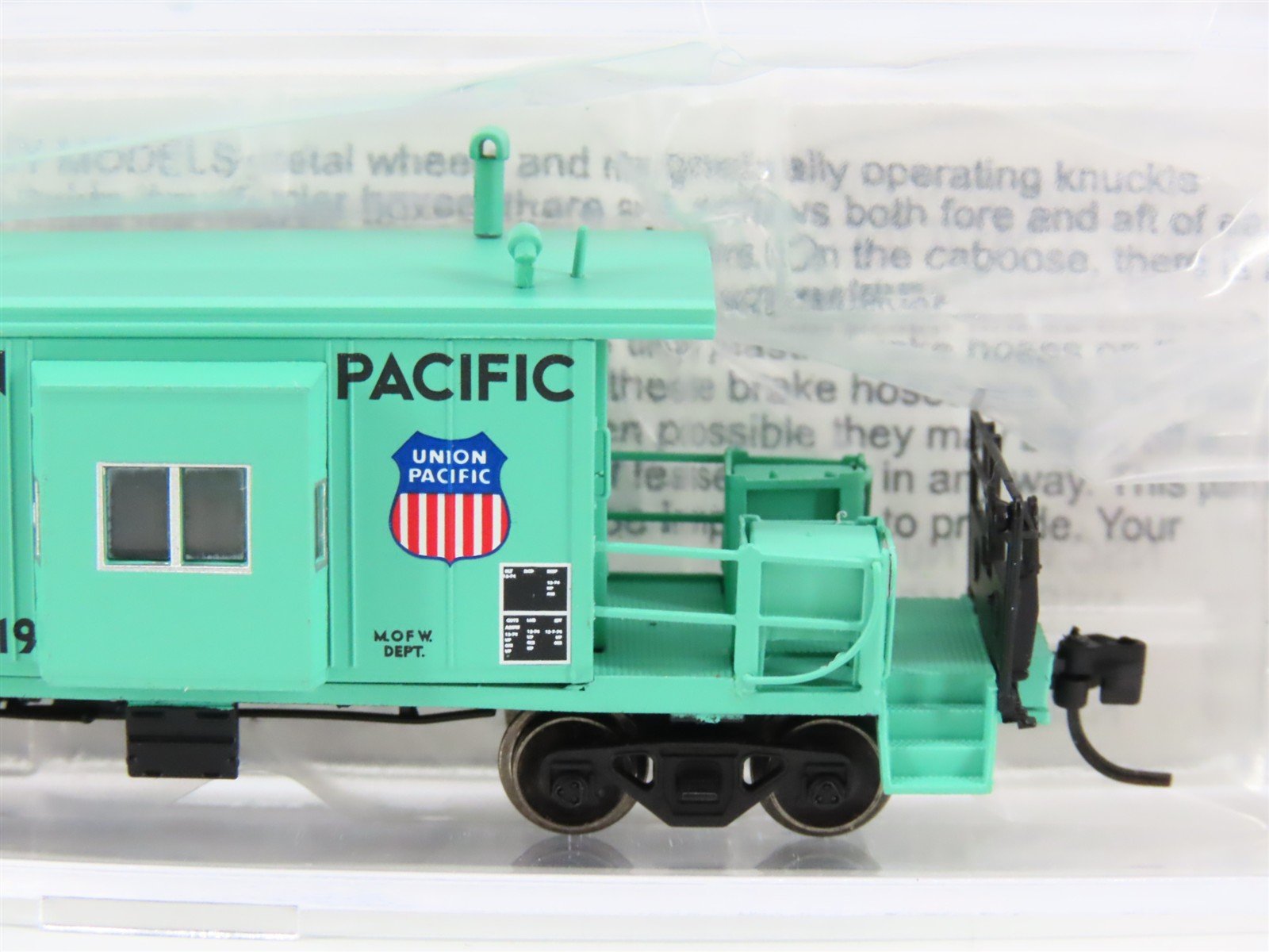 N Scale Bluford Shops NSEBLU15-04 UP Union Pacific MOW Caboose #903019