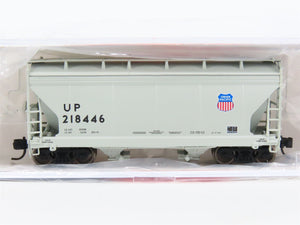 N Scale InterMountain 66539-03 UP Union Pacific 2-Bay Covered Hopper #218446