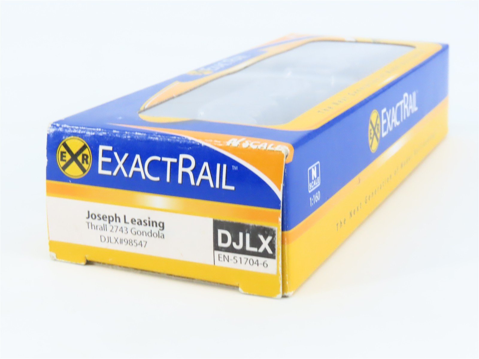 N Scale ExactRail EN-51704-6 DJLX Joseph Leasing Thrall 2743 Gondola #98547