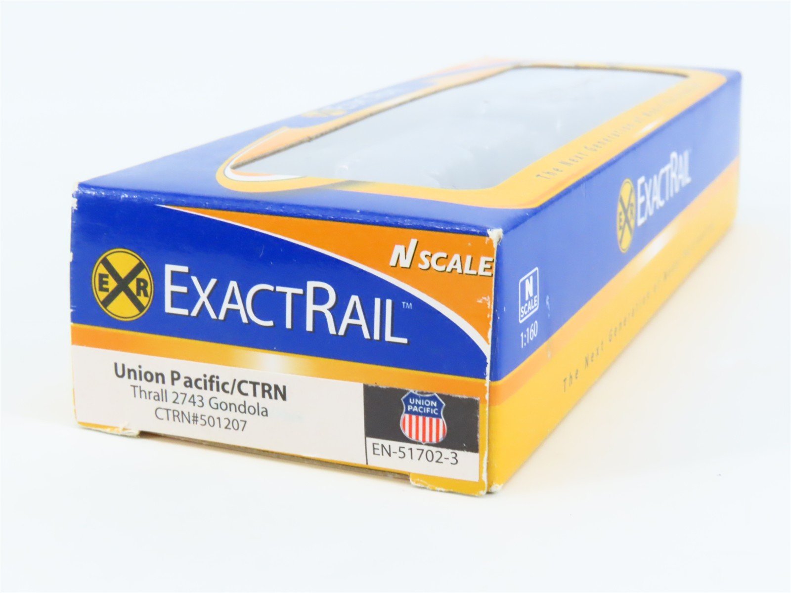 N Scale ExactRail EN-51702-3 CTRN Union Pacific Thrall 2743 Gondola #501207
