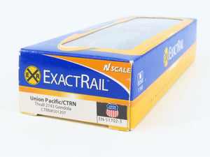 N Scale ExactRail EN-51702-3 CTRN Union Pacific Thrall 2743 Gondola #501207