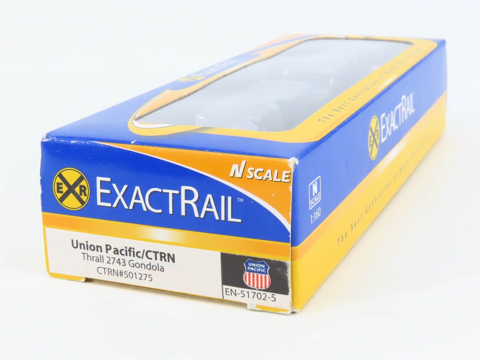 N Scale ExactRail EN-51702-5 CTRN Union Pacific Thrall 2743 Gondola #501275