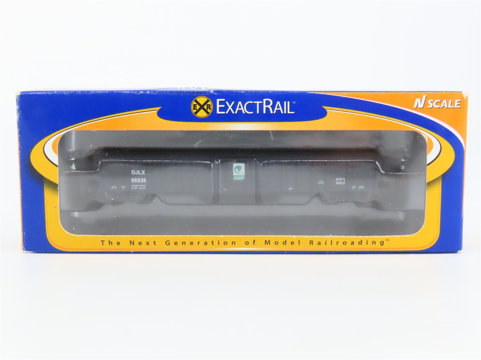 N Scale ExactRail EN-51704-4 DJLX Joseph Leasing Thrall 2743 Gondola #98538
