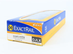 N Scale ExactRail EN-51704-4 DJLX Joseph Leasing Thrall 2743 Gondola #98538