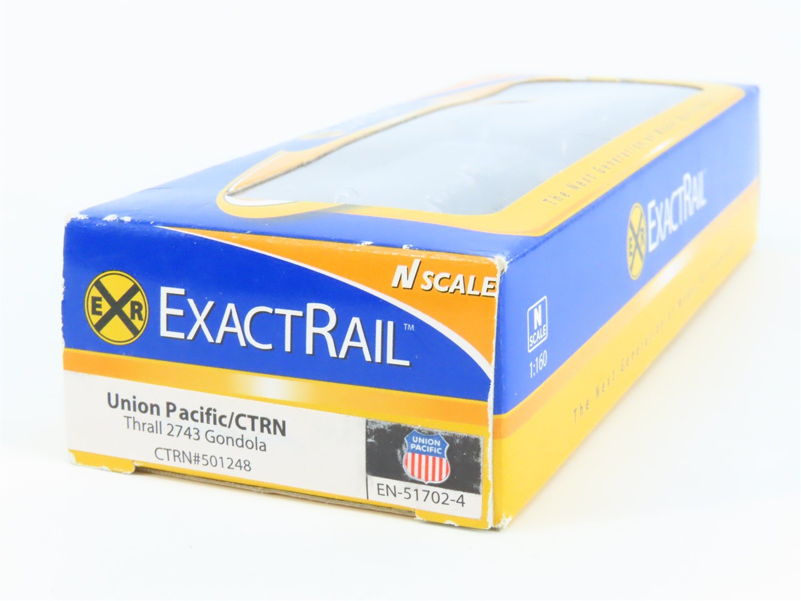 N Scale ExactRail EN-51702-4 CTRN Union Pacific Thrall 2743 Gondola #501248