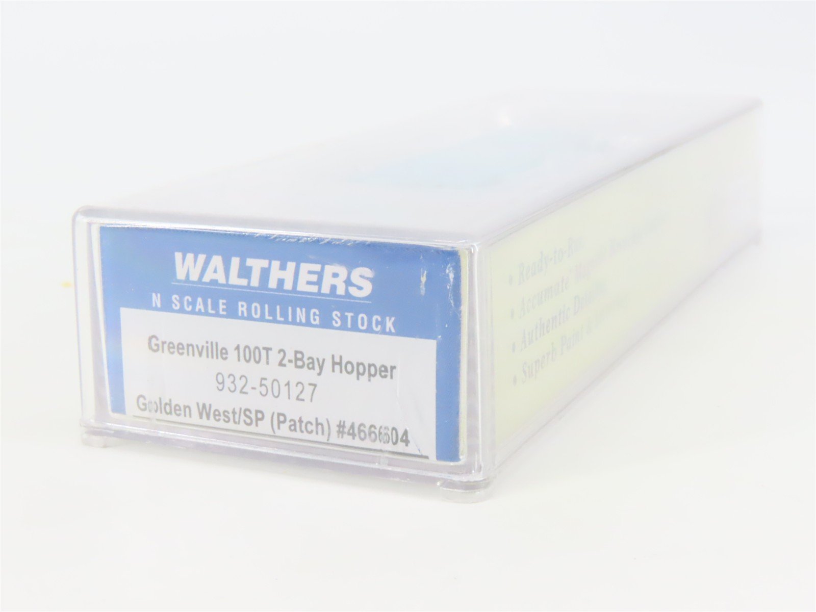 N Scale Walthers 932-50127 SP (Patch) Golden West 2-Bay Open Hopper #466604