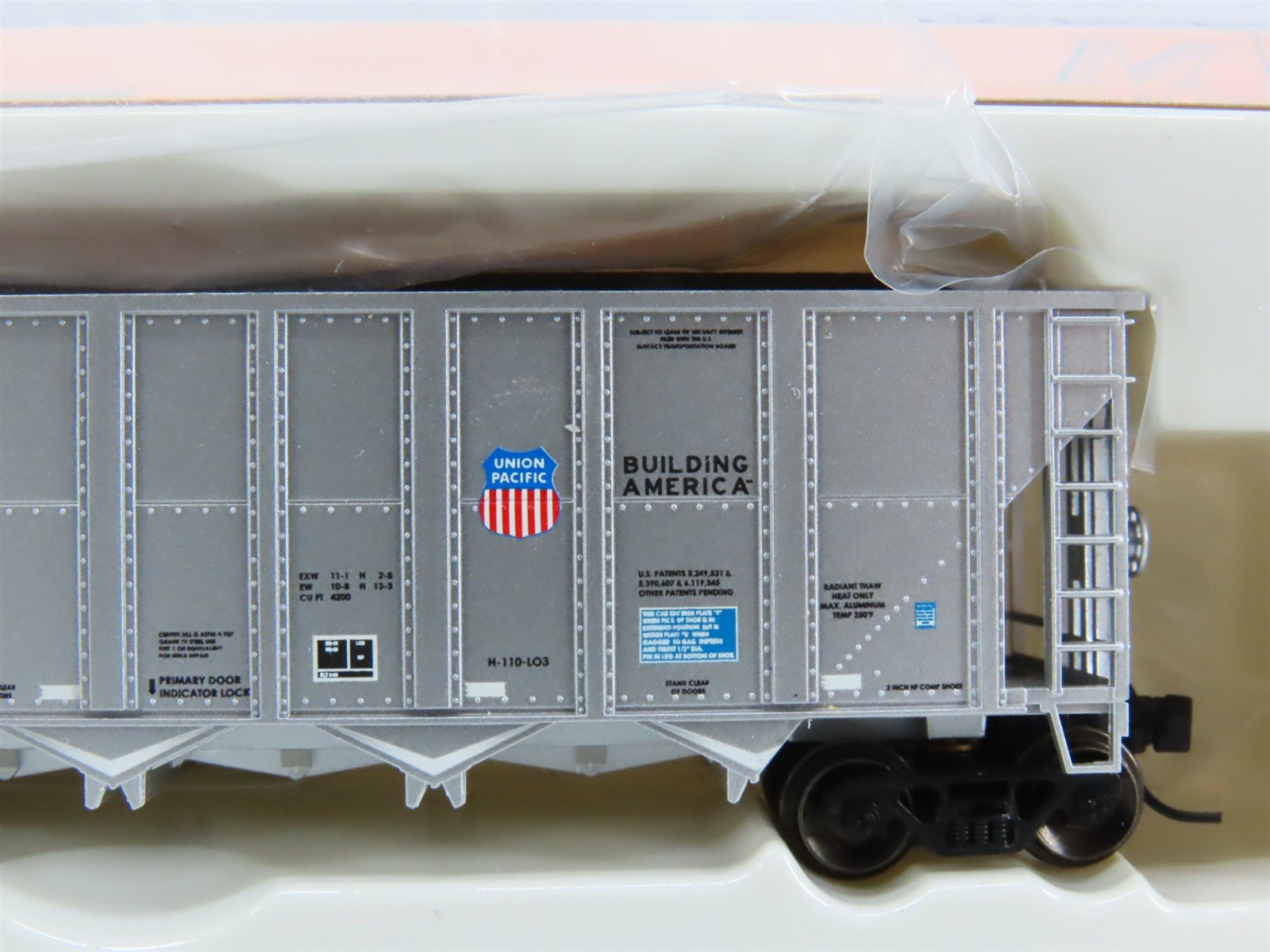 N Fox Valley Models FVM 8305-55 CMO Union Pacific 5-Bay Hopper #503750 w/ Load