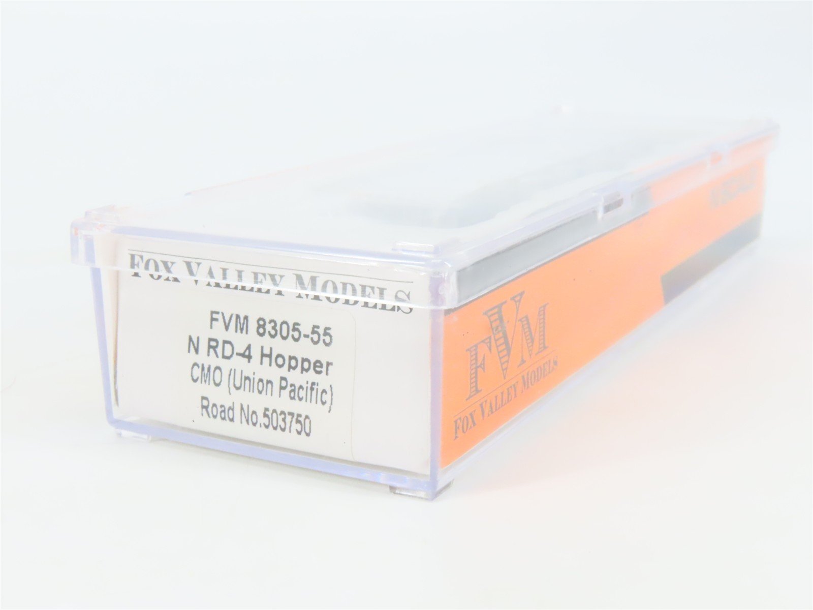 N Fox Valley Models FVM 8305-55 CMO Union Pacific 5-Bay Hopper #503750 w/ Load