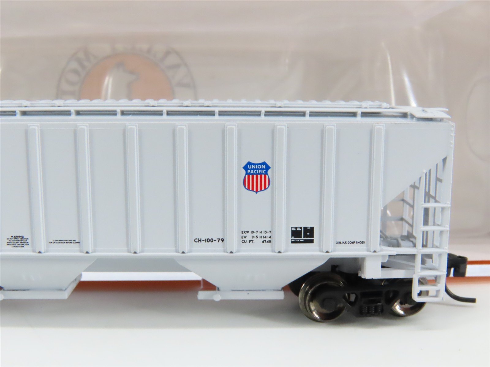 N Fox Valley Models FVM 85210-1 MP (UP) Missouri Pacific 3-Bay Hopper #740023