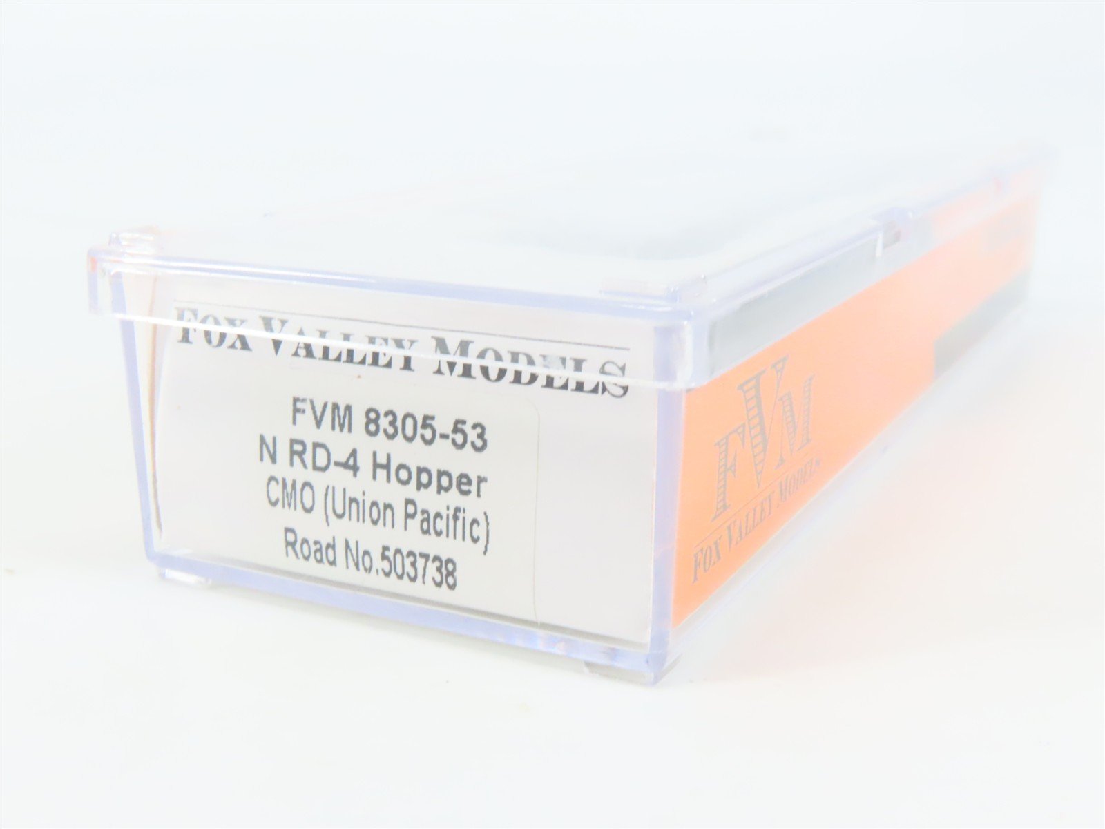 N Fox Valley Models FVM 8305-53 CMO Union Pacific 5-Bay Hopper #503738 w/ Load