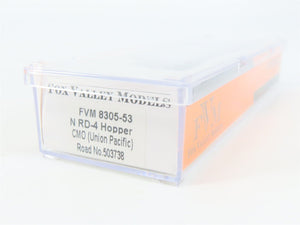 N Fox Valley Models FVM 8305-53 CMO Union Pacific 5-Bay Hopper #503738 w/ Load