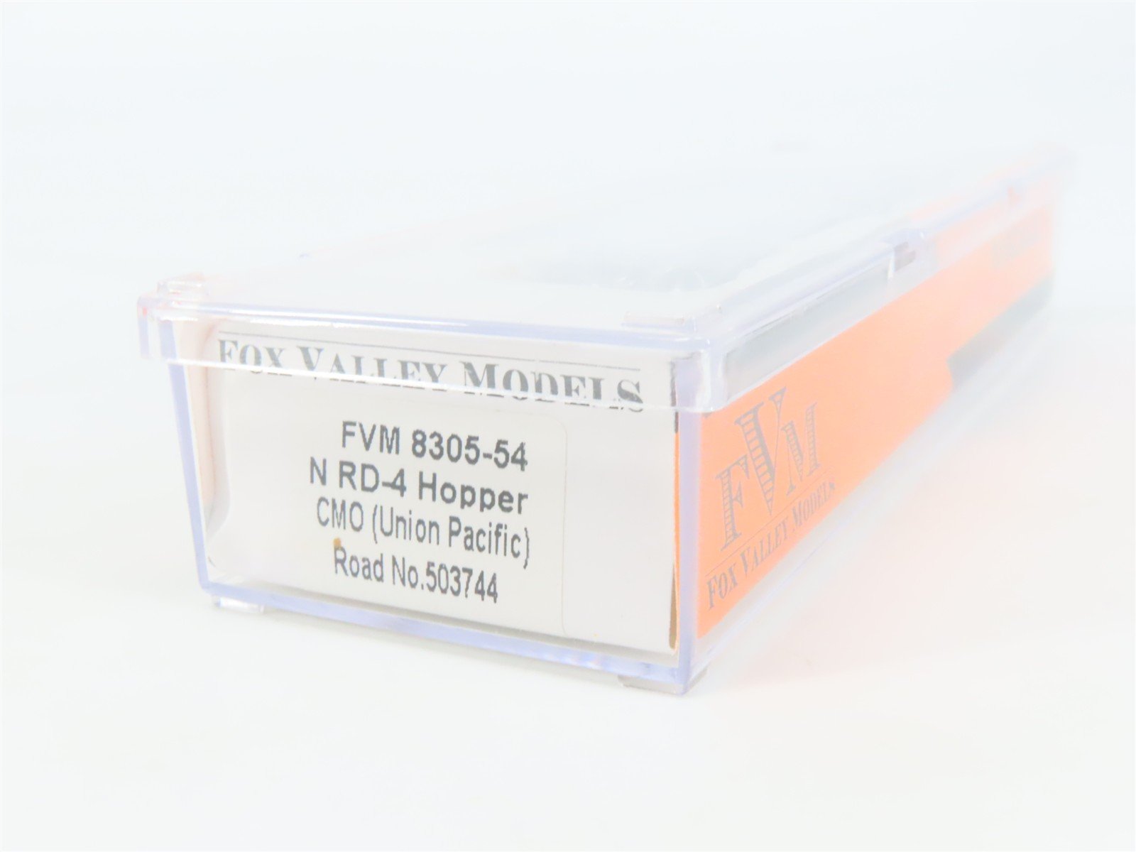 N Fox Valley Models FVM 8305-53 CMO Union Pacific 5-Bay Hopper #503744 w/ Load