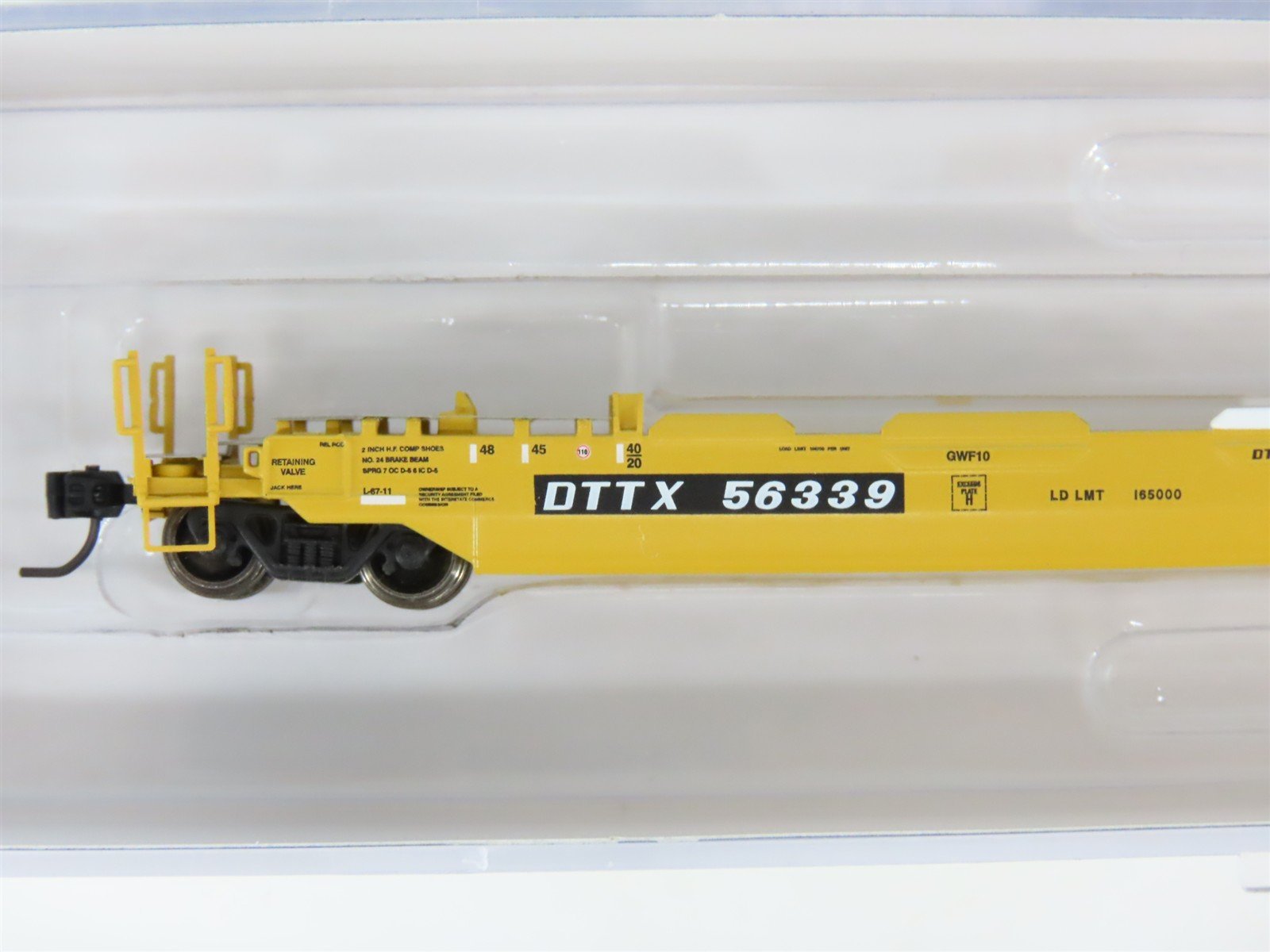N Scale Athearn ATH12371 DTTX TTX 48' Husky Stack Well Car #56339