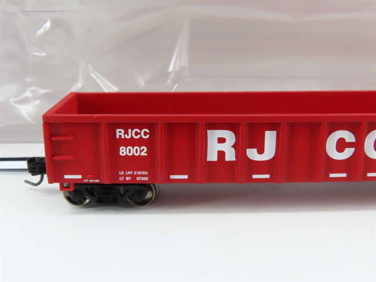 N Scale Athearn ATH1407 RJCC RJ Corman 52' Mill Gondola #8002