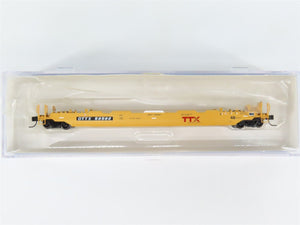 N Scale Athearn 23150 DTTX TTX 48' Husky Stack Well Car #56562