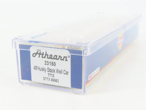 N Scale Athearn 23150 DTTX TTX 48' Husky Stack Well Car #56562