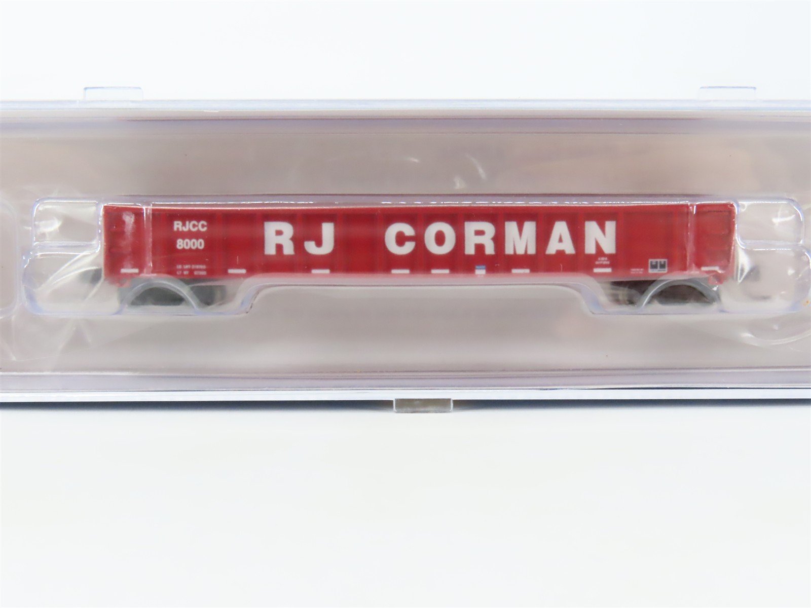 N Scale Athearn ATH1390 RJCC RJ Corman 52' Mill Gondola #8000