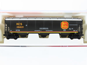 N InterMountain 67237-04 KCS Kansas City Southern 3-Bay Covered Hopper #286829